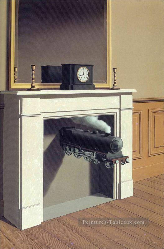El tiempo paralizado 1938 René Magritte Pintura al óleo